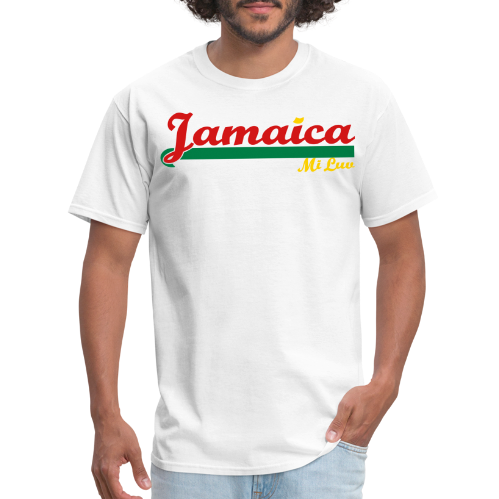 Unisex Original Jamaica Print T Shirt - white