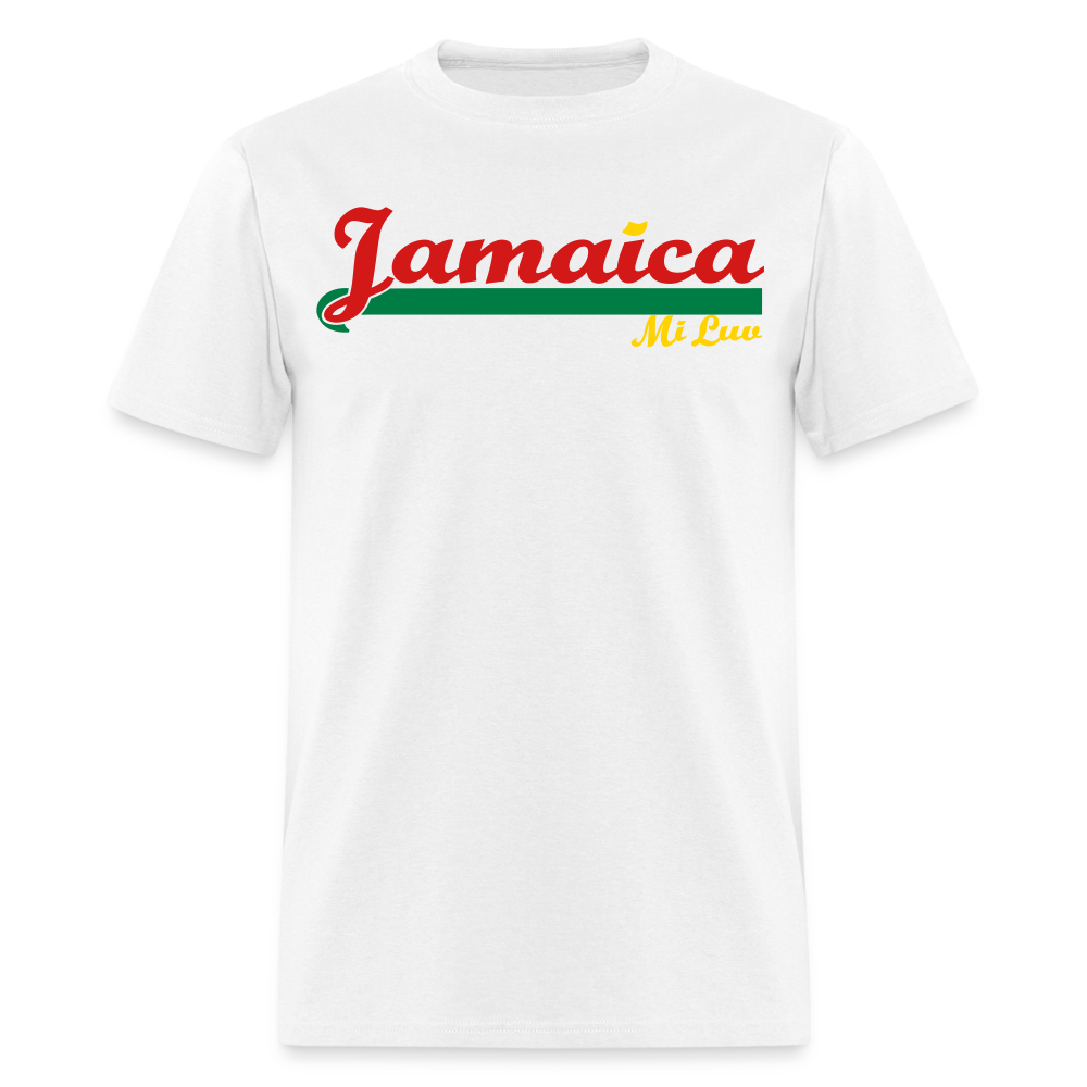 Unisex Original Jamaica Print T Shirt - white