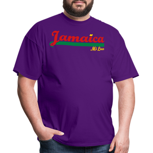 Unisex Original Jamaica Print T Shirt - purple