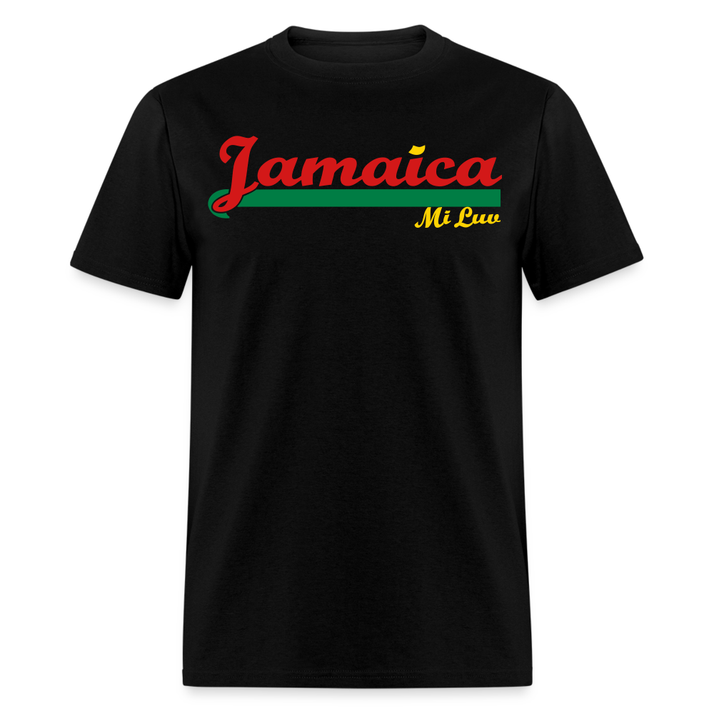 Unisex Original Jamaica Print T Shirt - black