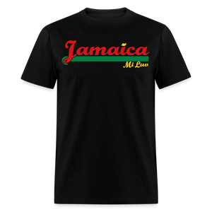 Unisex Original Jamaica Print T Shirt - black