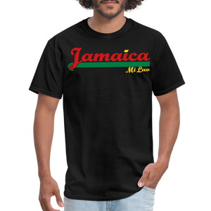 Unisex Original Jamaica Print T Shirt - black