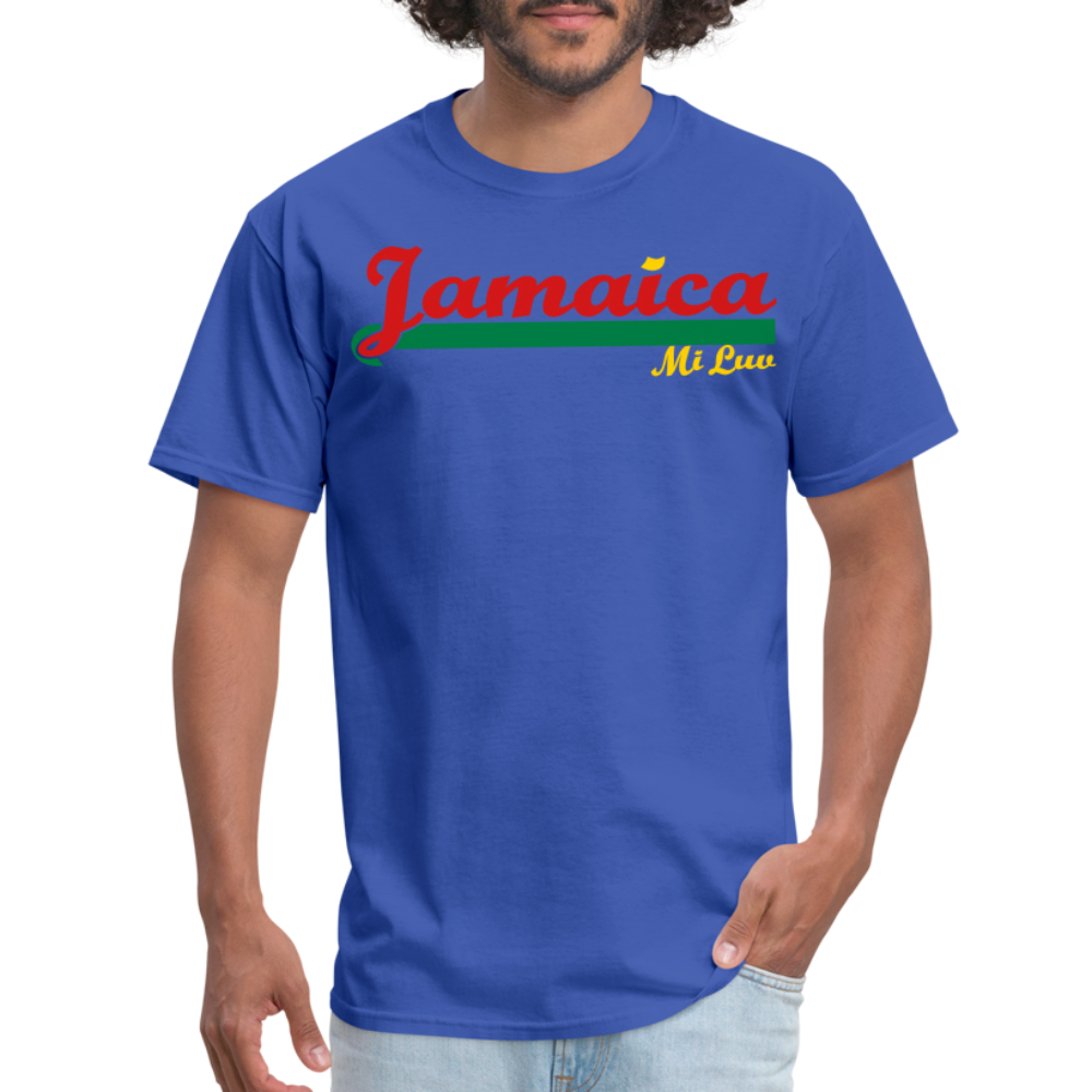 Unisex Original Jamaica Print T Shirt - royal blue