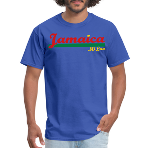 Unisex Original Jamaica Print T Shirt - royal blue