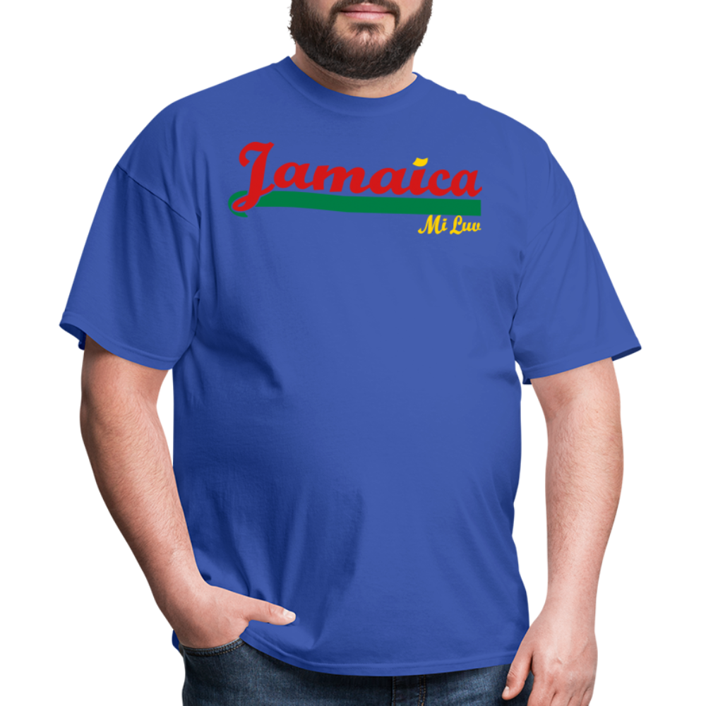 Unisex Original Jamaica Print T Shirt - royal blue