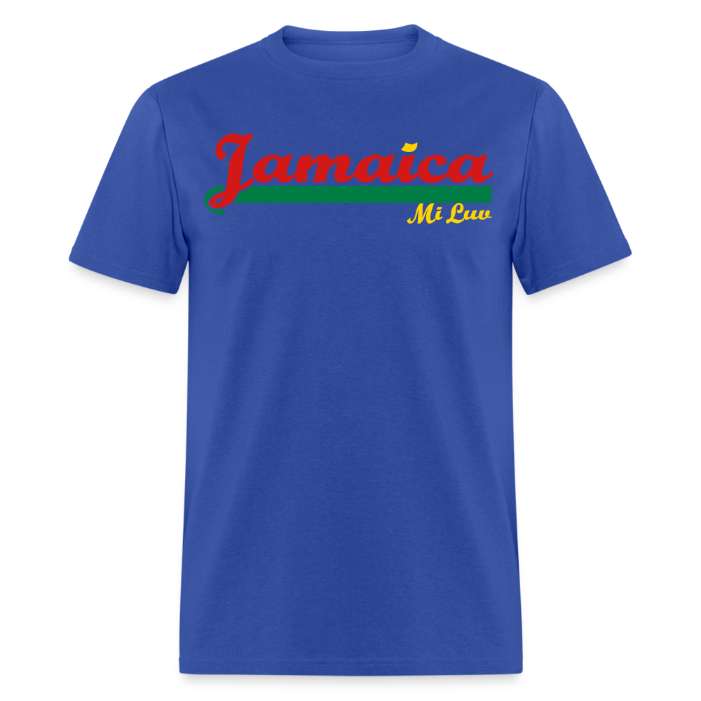 Unisex Original Jamaica Print T Shirt - royal blue