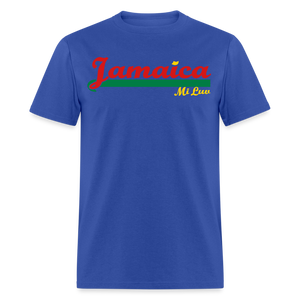 Unisex Original Jamaica Print T Shirt - royal blue