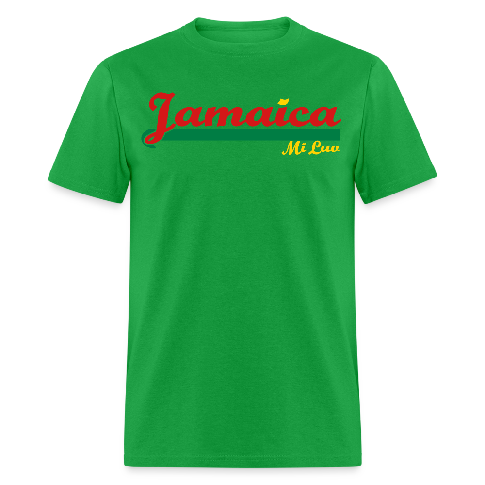 Unisex Original Jamaica Print T Shirt - bright green