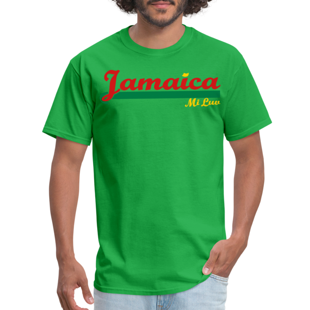 Unisex Original Jamaica Print T Shirt - bright green