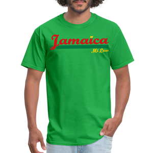 Unisex Original Jamaica Print T Shirt - bright green