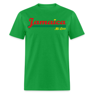 Unisex Original Jamaica Print T Shirt - bright green