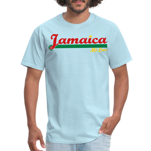 Unisex Original Jamaica Print T Shirt - powder blue