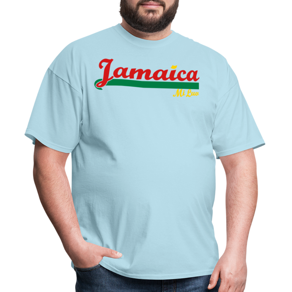 Unisex Original Jamaica Print T Shirt - powder blue