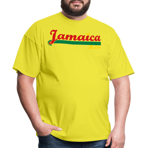 Unisex Original Jamaica Print T Shirt - yellow