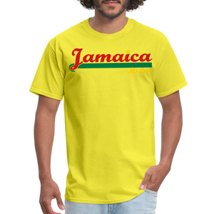 Unisex Original Jamaica Print T Shirt - yellow