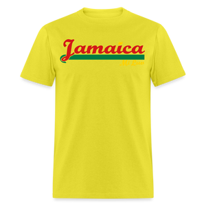 Unisex Original Jamaica Print T Shirt - yellow