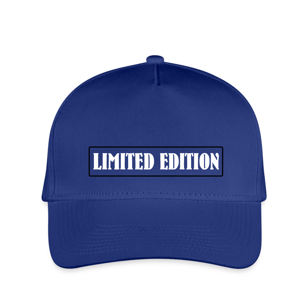 Kid's Baseball Limited Edition Print Cap - royal blue