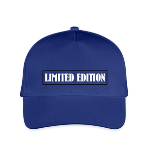 Kid's Baseball Limited Edition Print Cap - royal blue