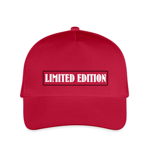 Kid's Baseball Limited Edition Print Cap - red