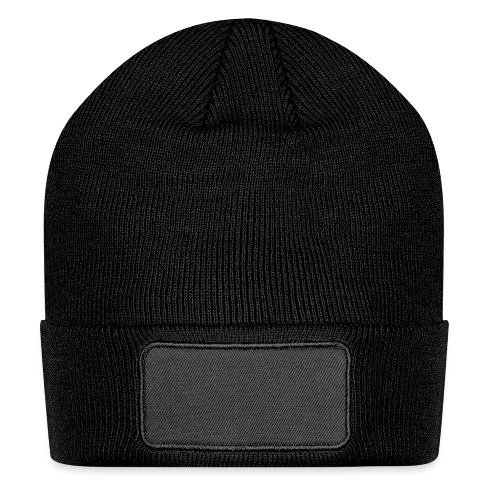 Patch Beanie - black