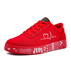 Unisex Love Print Casual Canvas Valentines Day Shoes - Shirtafied