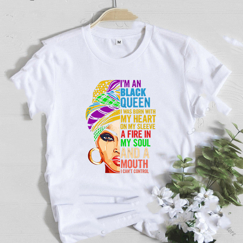 Women's Feminism Black Queens Designs T Shirts - Shirtafied