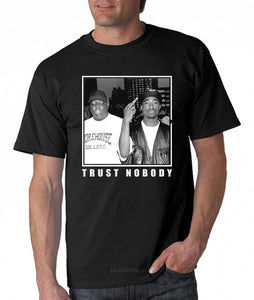 Men's Trust Nobody Tupac & Biggie Print T Shirt - Shirtafied