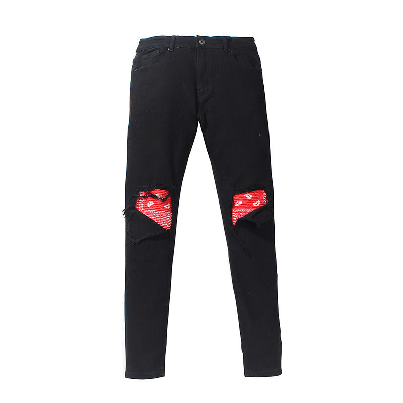 Boys Wash and Tear Patches Jeans - Shirtafied