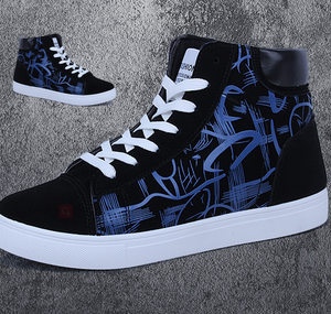 Men's High Top Graffitti Canvas Shoes - Shirtafied