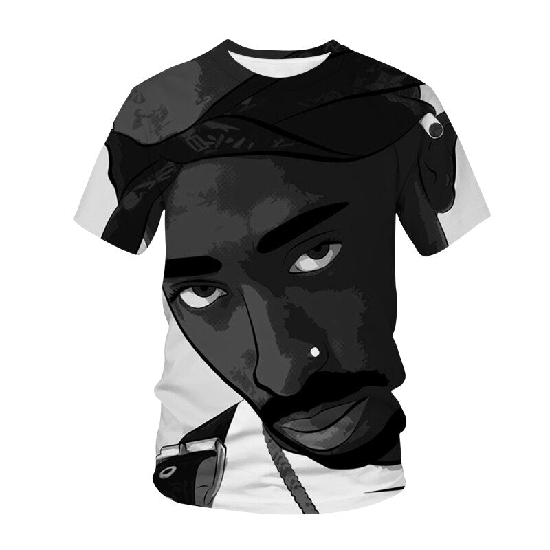 Men's 3D Pac Print T Shirt - Shirtafied