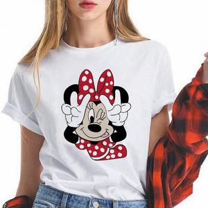 Girls Funny Cute Cartoon Print T Shirt