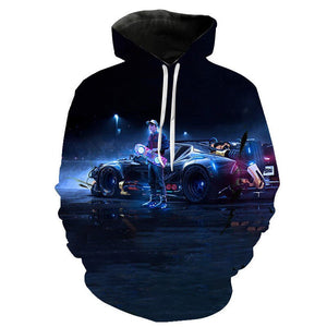 Unisex 3D Back To The Future Pullover Hoodie - Shirtafied