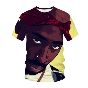 Men's 3D Pac Print T Shirt - Shirtafied