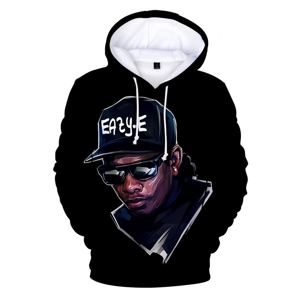 Unisex 3D Gangsta Rapper Eazy E Print Hoodie - Shirtafied