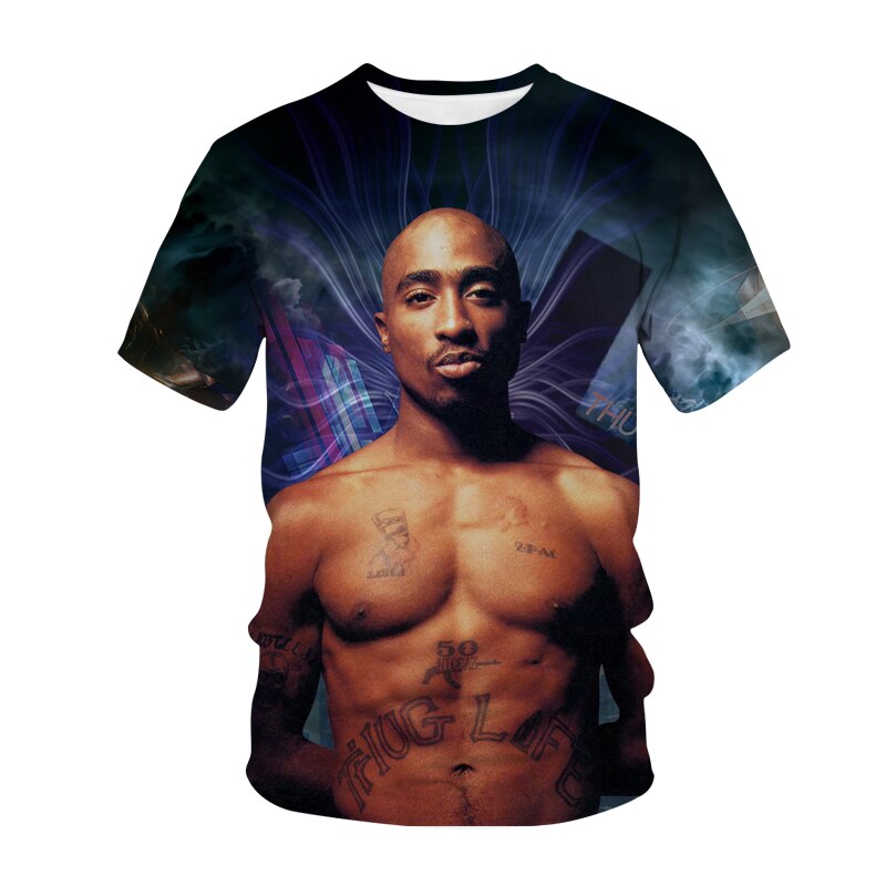 Men's 3D Pac Print T Shirt - Shirtafied