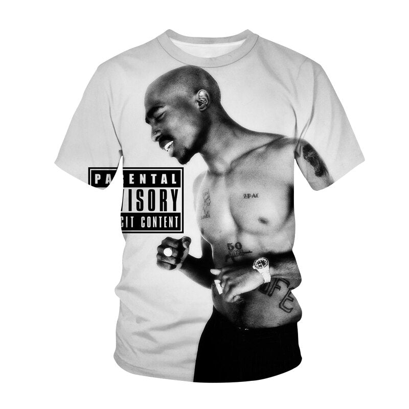 Men's 3D Pac Print T Shirt - Shirtafied