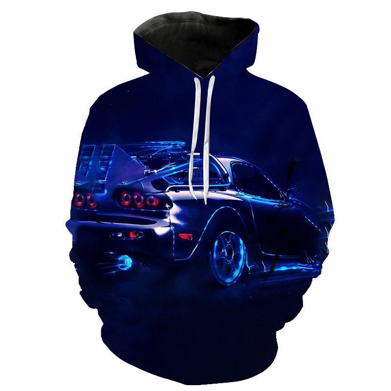 Unisex 3D Back To The Future Pullover Hoodie - Shirtafied