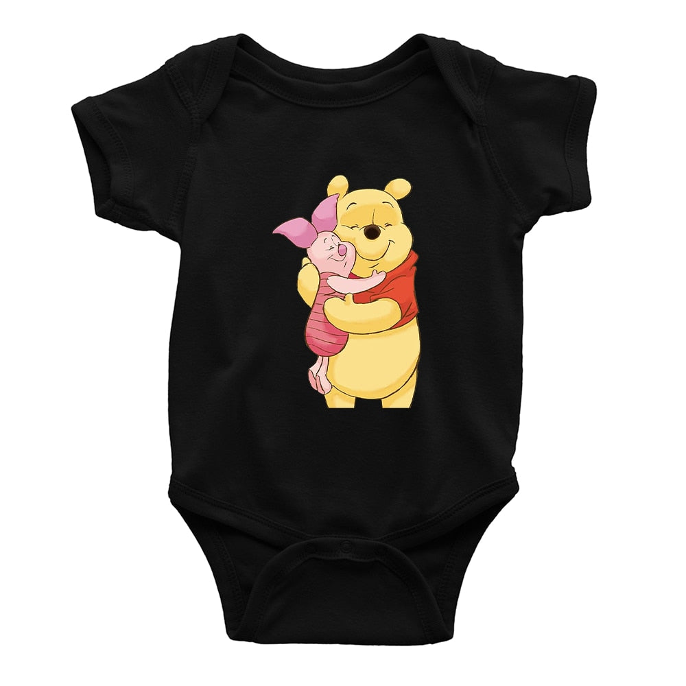 Unisex Babies Cute Fluffy Bear Print Romper - Shirtafied