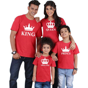 Couples 2 Piece Matching Lovers Queens and Kings Print T Shirt Sets - Shirtafied