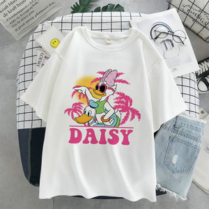 Girls Cute Comfy Duck Print T Shirt - Shirtafied