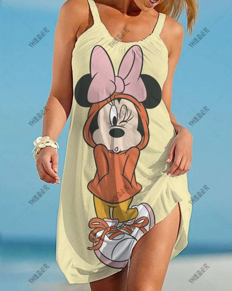 Women's Funny Character T Shirt Dress - Shirtafied