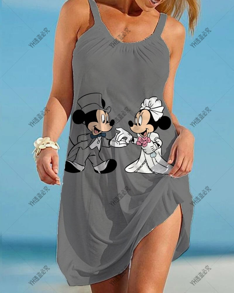 Women's Funny Character T Shirt Dress - Shirtafied