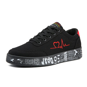 Unisex Love Print Casual Canvas Valentines Day Shoes - Shirtafied