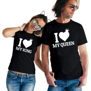 Couples matching King & Queen T Shirts - Shirtafied