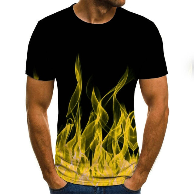 Boys 3D Flame T Shirt - Shirtafied