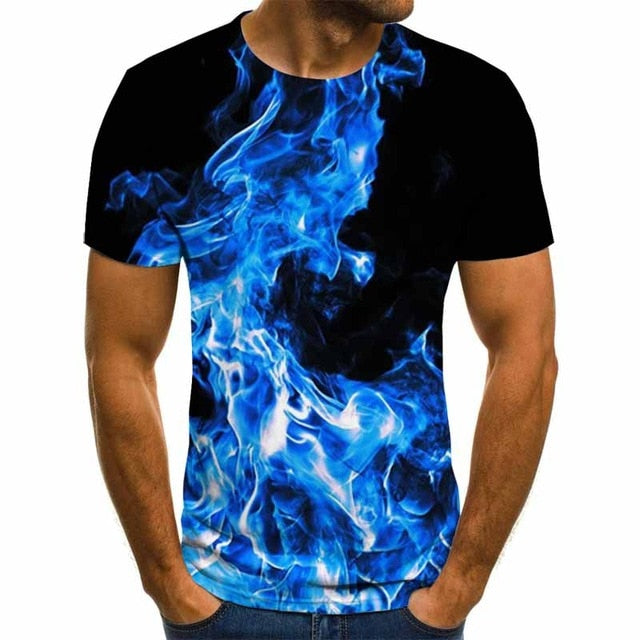 Boys 3D Flame T Shirt - Shirtafied