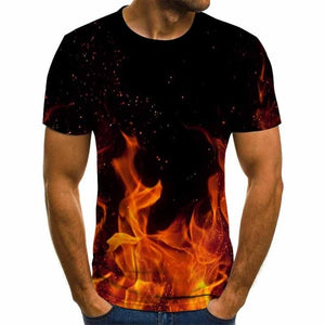 Boys 3D Flame T Shirt - Shirtafied