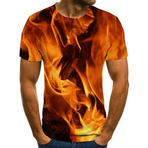 Boys 3D Flame T Shirt - Shirtafied