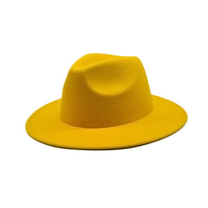 Unisex Fedora Flat Brim Hat - Shirtafied