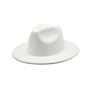 Unisex Fedora Flat Brim Hat - Shirtafied